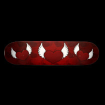 Hearts With Wings Skateboard skateboards