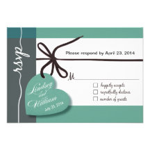 Heartstrings RSVP 1 Response mint Announcements