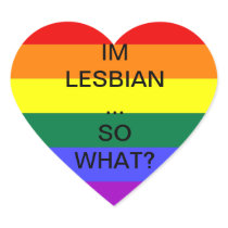HEARTY LESBIAN STICKER