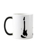 Heat Activated Appearing Guitar Mug
