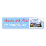 Heath and Miller bumper stickers