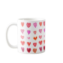 Heats in pastels mugs