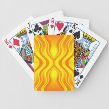 Heatwaves Abstract Playing Cards