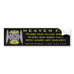 HEAVEN FD  BUMPER STICKER bumper stickers