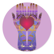 Heaven Hands Sticker