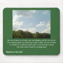 Heaven is our playground mouse pads