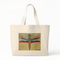 Heaven n Hell Dragonfly  Canvas Bag