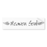 Heaven Sent bumper stickers