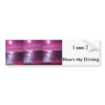 Heaven shines Purple bumper stickers