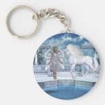 Heavenly Angel Unicorn Scene Key Chains