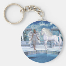Heavenly Angel Unicorn Scene Key Chains