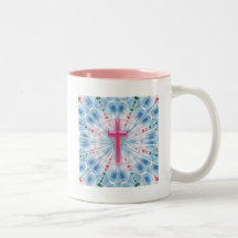 HEAVENLY CROSS COFFEE MUGS
