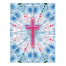HEAVENLY CROSS POST CARD