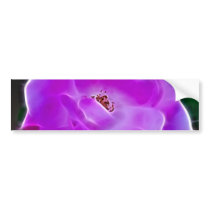 Heavenly pink rose and meaning bumper sticker