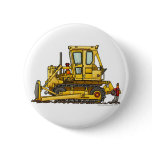 Heavy Duty Bulldozer Dirt Mover Construction Pins buttons
