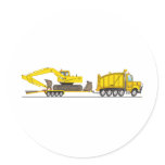 Heavy Duty Dump Truck Crane stickers