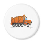 Heavy Duty Dump Truck Orange magnets