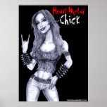 Heavy Metal Chick Posters
