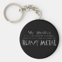Heavy Metal Hearing Keychain