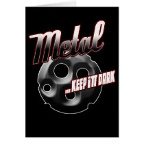 Heavy Metal music t shirt hat hoodie sticker stuff Greeting Card