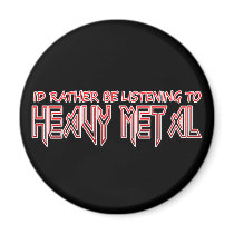 Heavy Metal Refrigerator Magnets