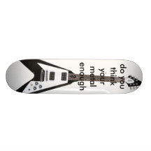 heavy metal skateboard decks