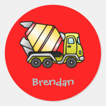 Heavy truckmixer stickers