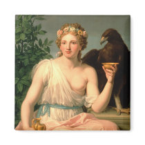 Hebe, 1784 fridge magnet