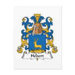 Hebert Family Crest postcards