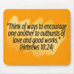 Hebrews 10:24 mouse mats