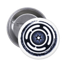 Hecate's Wheel (Blue) Buttons
