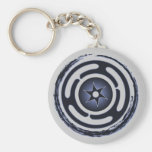 Hecate's Wheel (Blue) Keychain