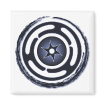 Hecate's Wheel (Blue) Magnets