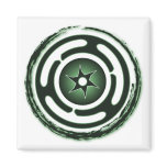 Hecate's Wheel (Green) Magnets