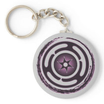 Hecate's Wheel (Purple) Keychain