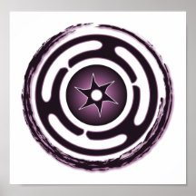 Hecate's Wheel (Purple) Print