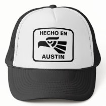 Hecho en Austin personalizado custom personalised Mesh Hats