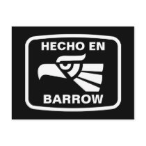 Hecho en Barrow personalizado custom personalised Postcard