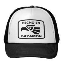 Hecho en Bayamon personalizado custom personalised Hats