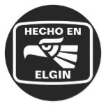 Hecho en Elgin personalizado custom personalised stickers