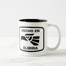 Hecho en Elmira personalizado custom personalised Mug