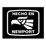 Hecho en Newport personalizado custom personalised Postcard