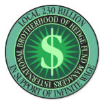 Hedge Fund Managers Union stickers