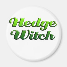 hedge witch fridge magnet