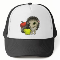 Hedgehog and apples hat