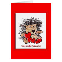 Hedgehog Love Greeting Card