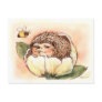 Hedgehog Spring Flower Baby Post Cards