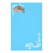 Hedgehog Stationary Personalized Stationery