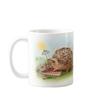 Hedgehog Summer afternoon Mug