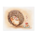 Hedgehog Yum postcards